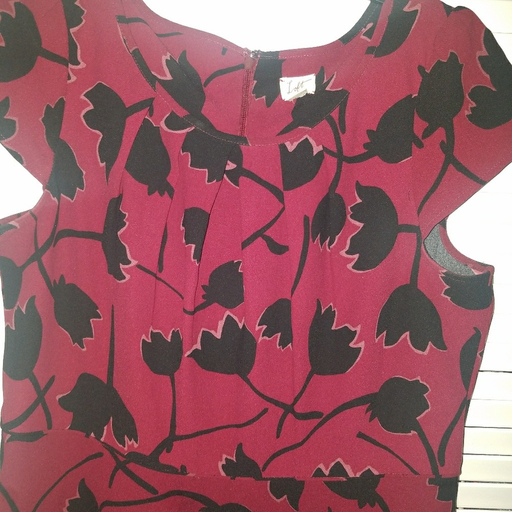 Loft Floral Dress